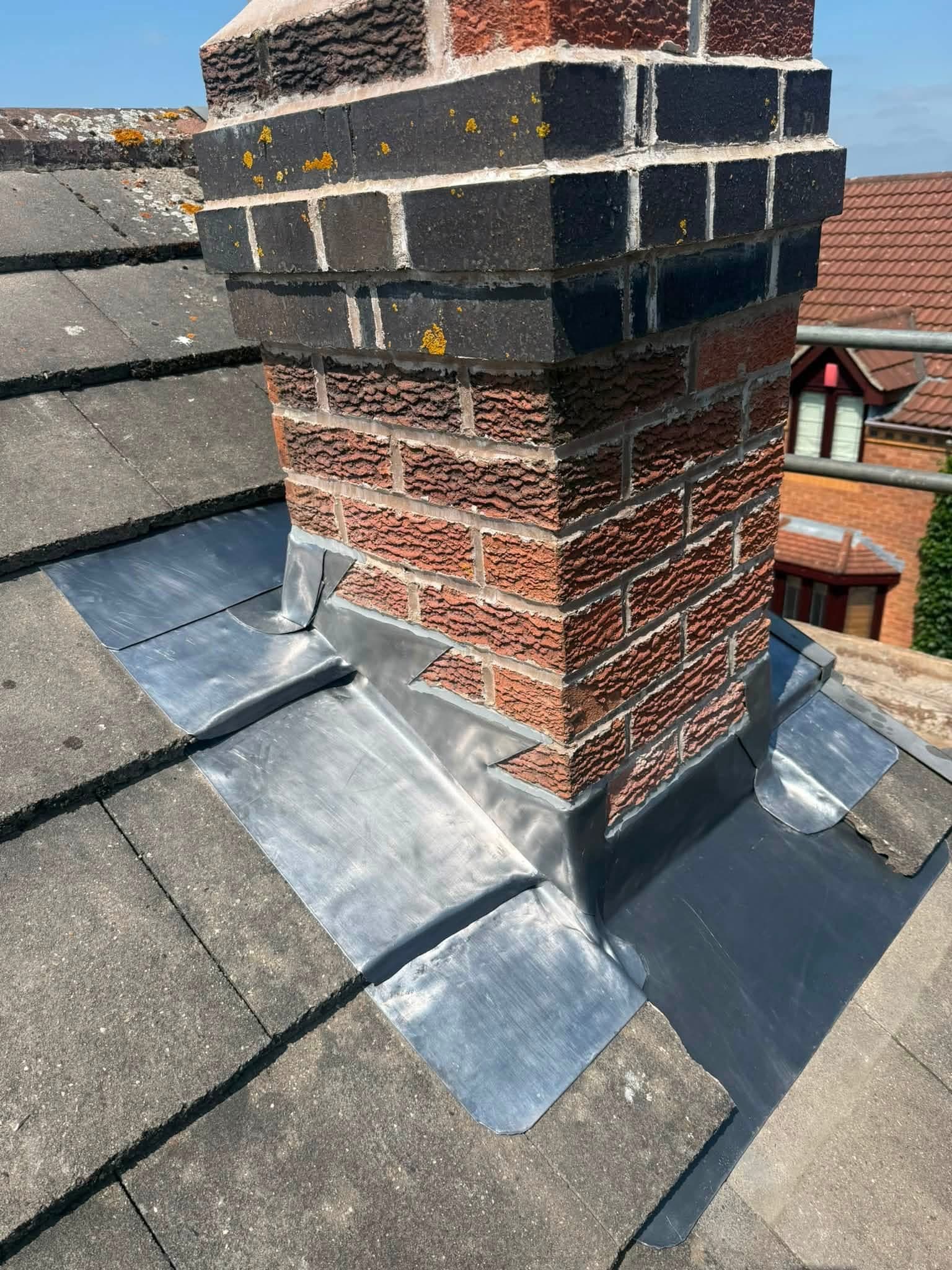 Full chimney flashing replacement