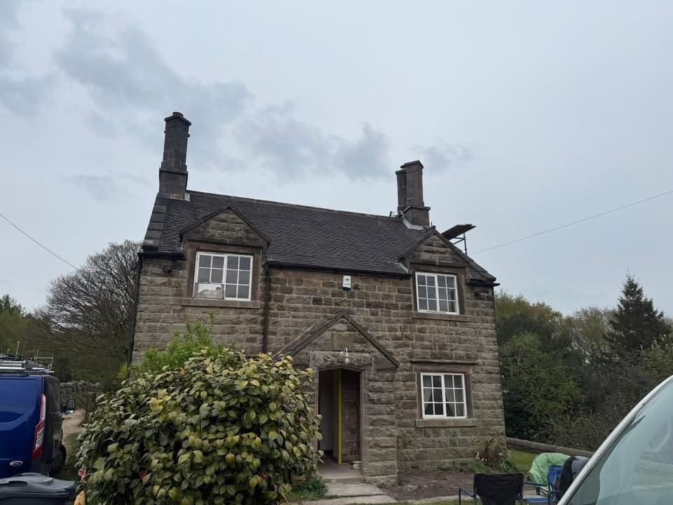 Roof repairs to an 1851 farmhouse