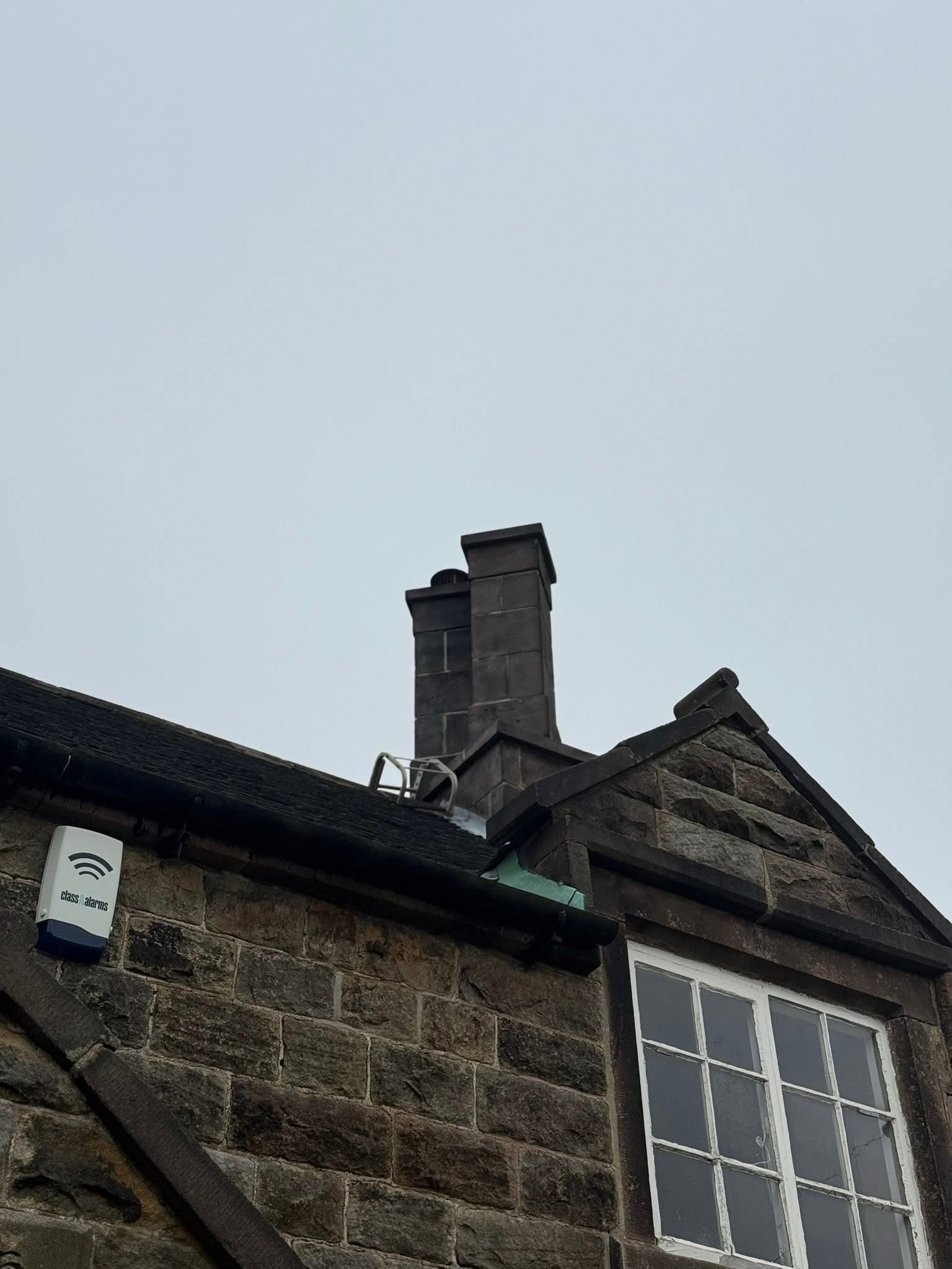 Roof repairs to an 1851 farmhouse